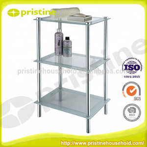 home storage <b>Shopee</b> OEM Modern Style Metal Bathroom Storage Rack Home Furniture Sale Organizer with Stand-Type Installation from Taiwan - Product Image 4