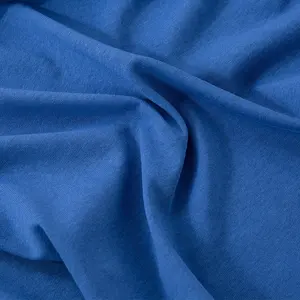 Anti-hap Guangzhou pamuklu jarse kumaş toptan malzemesi tekstil 100% pamuklu süprem giyim kumaş gündelik giyim