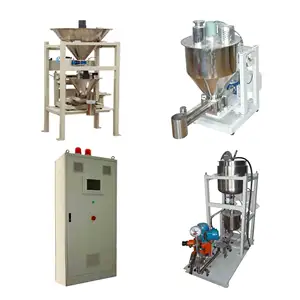 mixing proportional liquid filler/ powder auger feeder+ granule solid vibrator feeder/ loss in weight automatic batching system