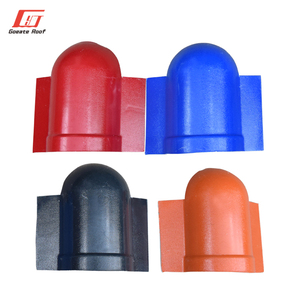 Fin <span class=keywords><strong>de</strong></span> Inclinée Ridge conception <span class=keywords><strong>de</strong></span> toiture matériaux <span class=keywords><strong>de</strong></span> construction guangzhou bardeaux <span class=keywords><strong>de</strong></span> toit carreaux en Résine Synthétique fin Incliné Tuile Faîtière - Product Image 5