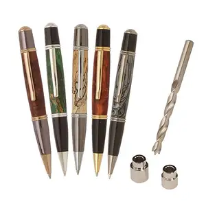 Pen Parts for Woodturning Blank Kits Heavy Brass Sierra Mechanism Viceroy Pen Kit Wood Turning DIY Steampunk Viceroy Pen Kit