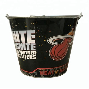 Seau à glace en métal galvanisé unique, écologique, personnalisable OEM, nouveauté 2025, idéal pour les bars et les fêtes, emballage carton. - Product Image 2