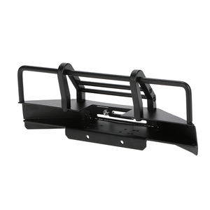 Pare-chocs avant de camion RC avec boucle de remorque, noir, électrique, compatible avec <span class=keywords><strong>1</strong></span>/<span class=keywords><strong>10</strong></span> RC4WD D90 <span class=keywords><strong>Axial</strong></span> SCX10 RC Rock <span class=keywords><strong>Crawler</strong></span> - Product Image 3