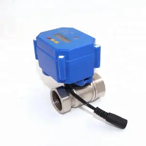 Timer control electrical motorized ball valve DC9/24V for Irrigation system plumbing system Environmental Protection