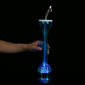 24oz Light Up Flashing Led Yard Glass, Slush yard cups