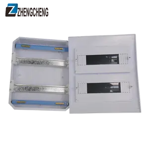 ZCEBOX中国製品フラッシュマウント24ウェイ電気プラスチック電源配電盤配電ボックス