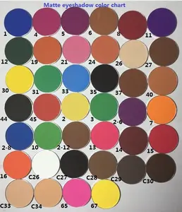 Di alta qualità di Modo di Alta pigmento 35 colori creme eyeshadow palette