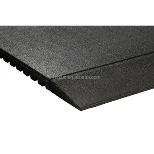 Rubber Border and Ramps for Gym Fitness Flooring Corner Edge