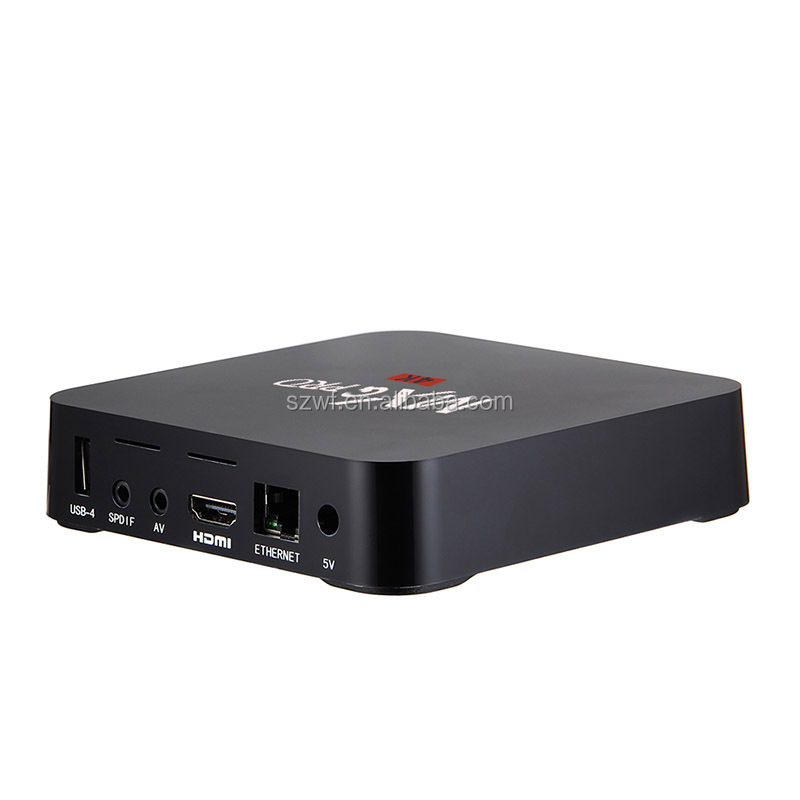 Android 5.1 tv box s905 MXG PRO android tv box 4 k amlogic 1 GB/8 GB últimas kodi preinstalado