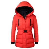 カスタムソフトシェルジャケット女性フード付きアウター冬の女性の冬のコートジャケットとコート