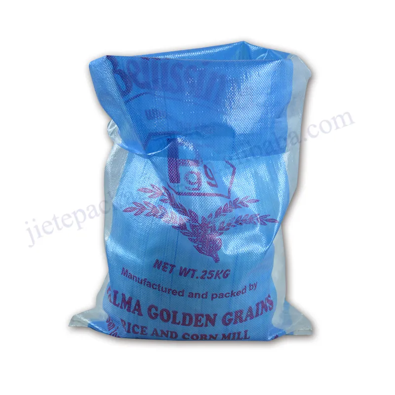 High Quality Cheap New Material Transparent Plastic PP Woven Rice Sack 25キロ50キロFor Export