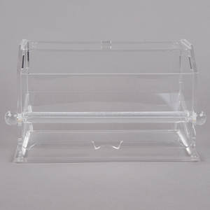 YAGELI-dispensador personalizado de pajita acrílica transparente para restaurante, venta al por mayor - Product Image 4