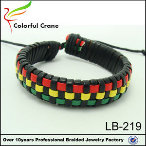 Jamaica reggae pulsera, Rasta pulsera rasta - Product Image 6