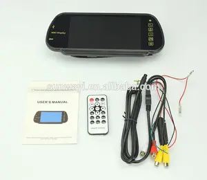 Monitor LCD de 7 pulgadas para espejo retrovisor de coche, con BT, USB, SD, MP5 - Product Image 6