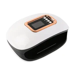 Lâmpada uv de led poderosa 72w para unhas, duas mãos, para gel uv, para cura de unhas