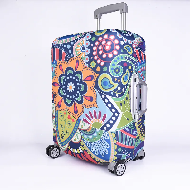 Alibaba hotsale factory price travel bag cover / spandex luggage cover washable