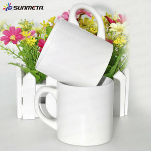 caliente de la venta al por mayor 6oz blanco de cerámica para la taza de la sublimación precio - Product Image 1