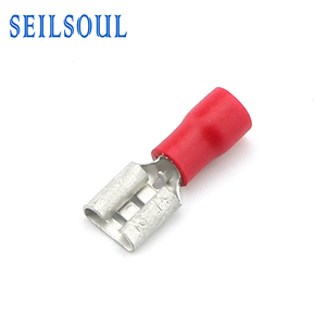 FDD2-250 6.3Mm Awg16-14 FDD Dây Cách Điện Nữ Đơn Vít Thiết Bị Đầu Cuối Điện Tử Cáp Đầu Nối Uốn Cong - Product Image 5