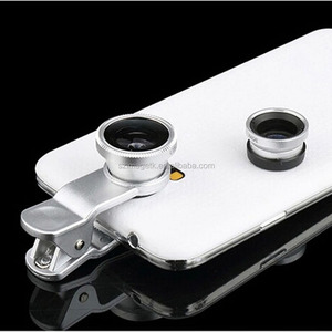 3 en 1 caméra Universal Clip Mobile objectif fisheye Fish Eye + <span class=keywords><strong>Macro</strong></span> - Product Image 1
