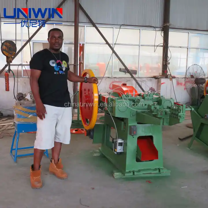 Welcome Uganda customer visit us for roofing nail and common nail making  machine - CANDID