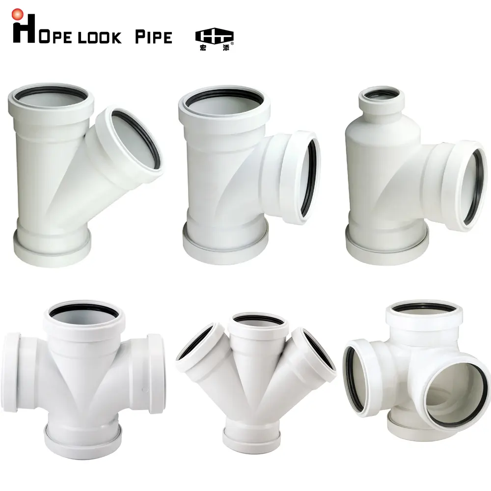 EN1451.1 PP Super Soundproof Pipe & Fittings for Drainage tube