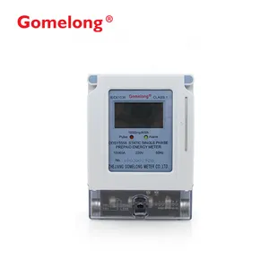 2022 New Products Outdoor Single Phase Card Slot Electric Prepayment Electronic Energy Meter