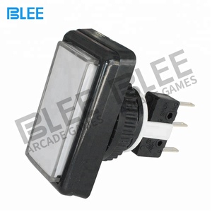 27 X 27MM Square Arcade Machine Push Button With MicroSwitch