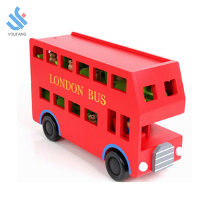 YF-M609 OEM accepter usine 2018 nouveau design vente chaude en bois londres <span class=keywords><strong>bus</strong></span> jouets pour enfants - Product Image 1
