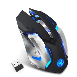 Top Seller 2019 2400 Dpi Isi Ulang 7 Warna Backlight Gaming Nirkabel Komputer Mouse