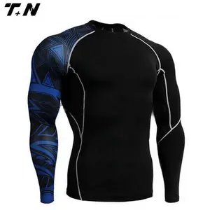 Personalizado bjj impresso rash guard, rashguard, compressão wear