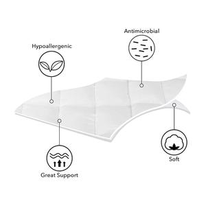 Matras, disesuaikan 100% katun 3D serat silikon dipasang Quilt Hotel kasur puncak/pad - Product Image 3