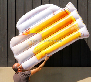 PVC 풍선 맥주 병 모양의 플로트 장난감 수영장 해먹 풍선 샴페인 병 부동 뗏목 - Product Image 3