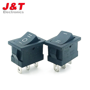 KCD1 trépied deuxième vitesse 6A 250 V 10A 125 V en plastique 3 voies 2 <span class=keywords><strong>positio</strong></span> interrupteur à bascule - Product Image 4