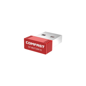 Comfast Adaptor Usb Wifi Nirkabel, CF-WU710N V2 2.4G Antena Mt 7601 Gsky Usb Wifi Adaptor untuk Pemutar Dvd 150Mbps Wifi