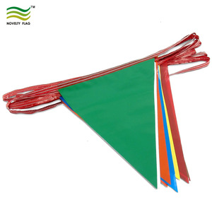 <span class=keywords><strong>Guirlande</strong></span> Fanions PVC Colorés pour Décoration Extérieure, Drapeaux Vifs Accrocheurs - Product Image 3