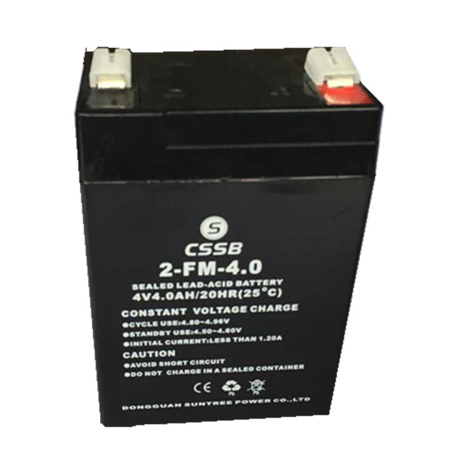 4v4ah Rechargeable Lead Acid Battery for Weighing Scale Alarm System