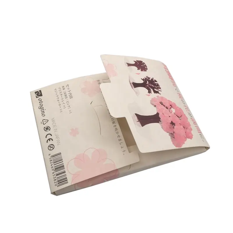 Funcional flor de cerezo japonés impreso personalizado sobres de correo de cartón Mailer
