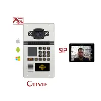 Умный sip домофон, проводная Видеосистема сигнализации, система контроля доступа rfid для квартиры
