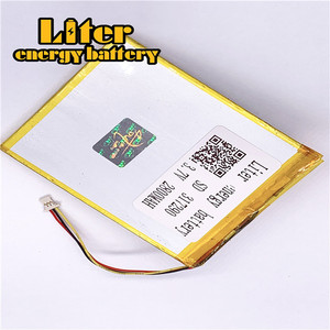 1.0-3 P 317290 2800 mah 3.7 V rechargeable lipo battery li ion polymer battery Solar lithium battery with PCM - Product Image 2