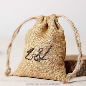 Wholesale Jute Drawstring Bag Burlap Gift Bag