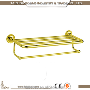 Home Hardware Accessoires Classique Or Salle De Bains de Mur En Métal-monté Serviette Plateau - Product Image 1