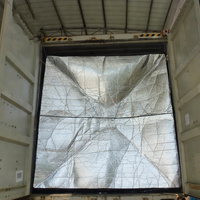Revêtement de conteneur isotherme réfléchissant à 97 % pour transport maritime et aérien en conteneurs 20 pieds/40 pieds/40HQ, idéal pour la chaîne du froid et le transport de marchandises en vrac.