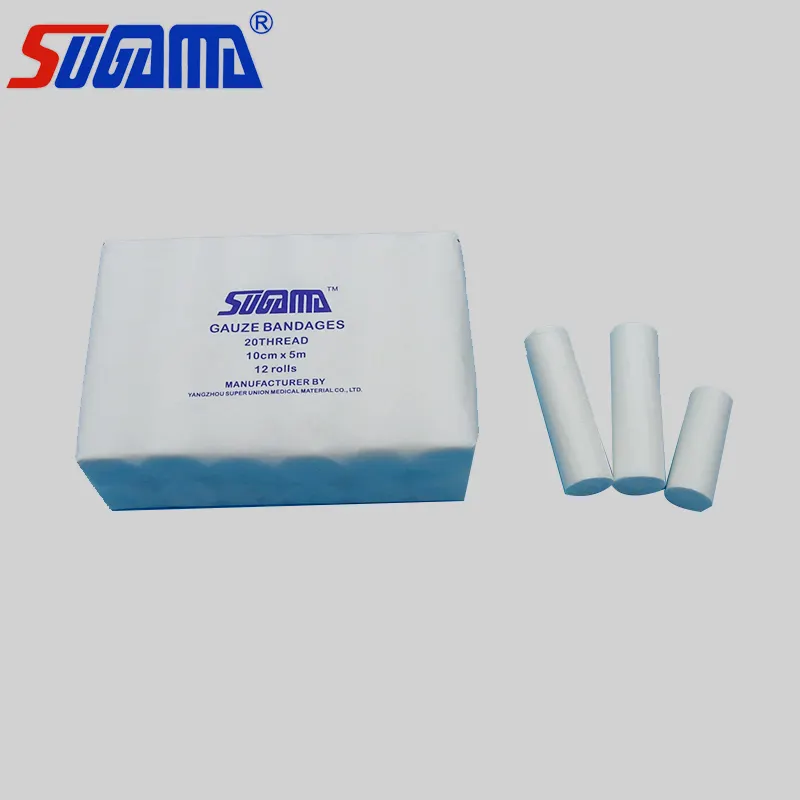 Elastic Cohesive Bandage Manufacturer cotton medical/surgical gauze bandage
