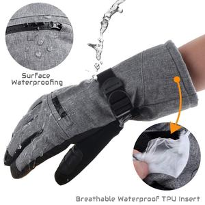 Guantes de esquí de nieve Guantes de esquí de pantalla táctil impermeables de invierno más cálidos - Product Image 2