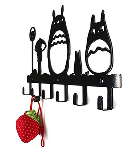 Appendiabiti da Parete in Metallo a Forma di <span class=keywords><strong>Totoro</strong></span> con 6 Ganci - Product Image 3
