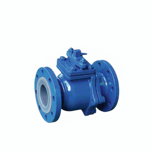 DIN estándar ANSI estándar de acero inoxidable cuerpo de flúor PTFE asiento 2 pc tipo de brida válvula de bola flotante - Product Image 6