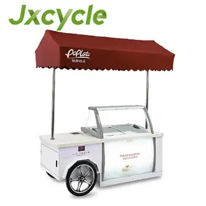Elektrikli araba popsicle dondurma aracı trike üç tekerlekli bisiklet arabası satılık