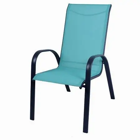 patio outdoor garden stacking dining sling chair