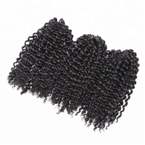 Commercio all'ingrosso Ricci Crochet Estensione Sintetica Marley Treccia Ultra Capelli Crespi Malibob terrore Sintetico trecce dei capelli Del Crochet - Product Image 4
