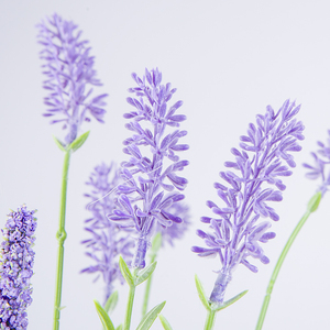 小さなラベンダー人工花鉢フェイクポット植物装飾フェイクラベンダー花人工花 - Product Image 4